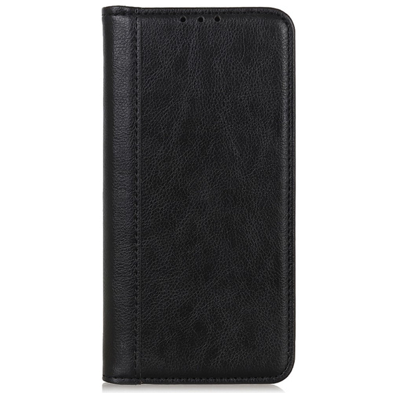 Etui do Samsung Galaxy S24 / S25, Wallet Litchi Leather, czarne