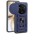 Etui pancerne do Realme 14 Pro 5G, CamShield Slide, niebieskie