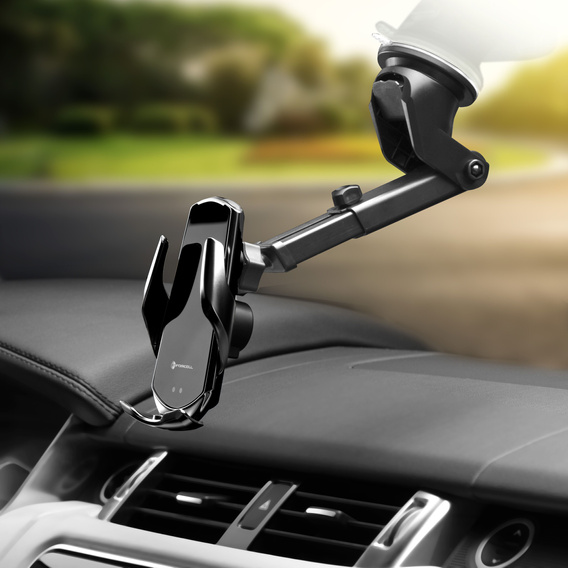 Uchwyt samochodowy z ładowarką bezprzewodową Forcell F-Grip HS1