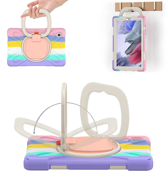 Etui dla dzieci do Samsung Galaxy Tab A7 Lite 8.7 T220/T225, Pancerne, dziecięce, Kolorowe
