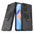 Etui do Oppo Reno 4 Pro 5G, Kickstand Ring, czarne
