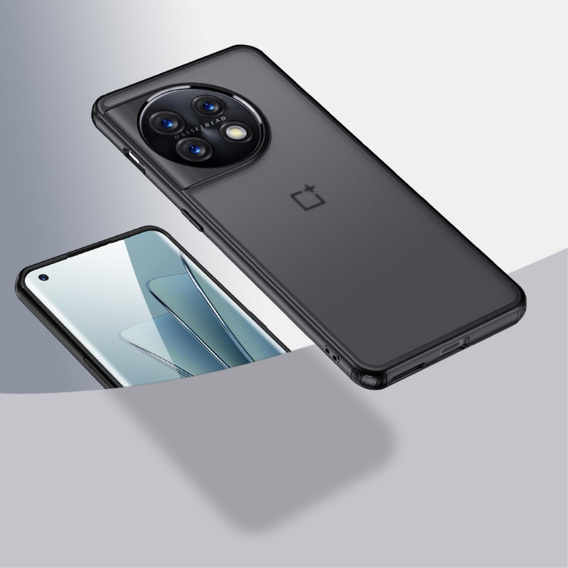 Etui do OnePlus 11 5G, Fusion Hybrid, przezroczyste / czarne