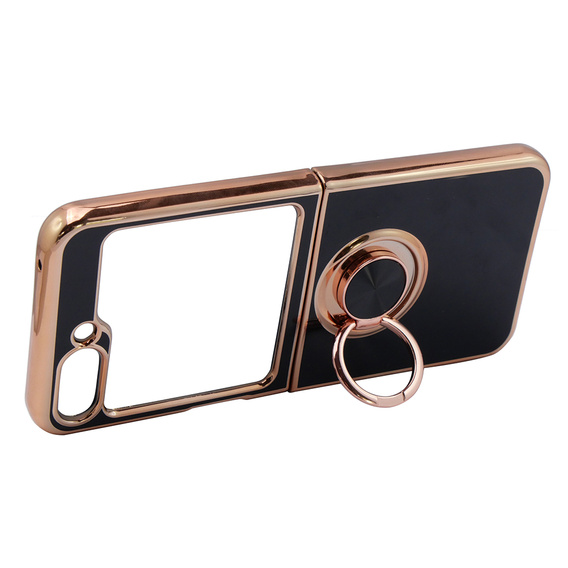 Etui do Samsung Galaxy Z Flip 5 5G, Electro Ring, czarne