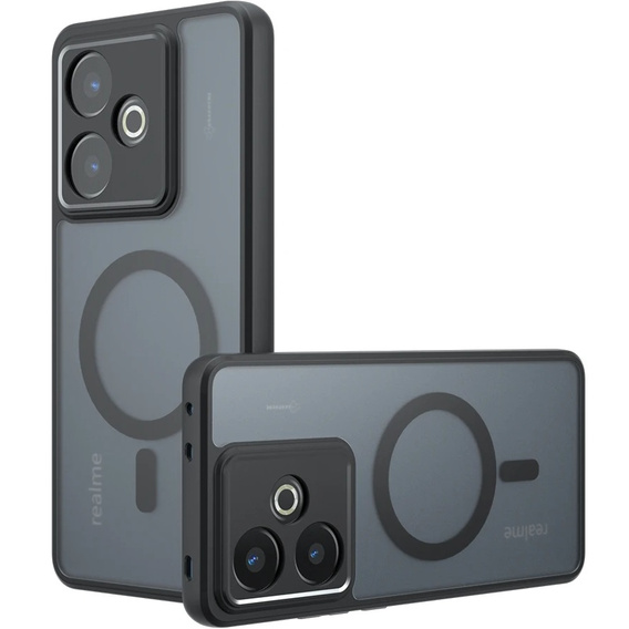 Etui do Realme GT 7 / 7T, do MagSafe, ERBORD Matt Case, czarny