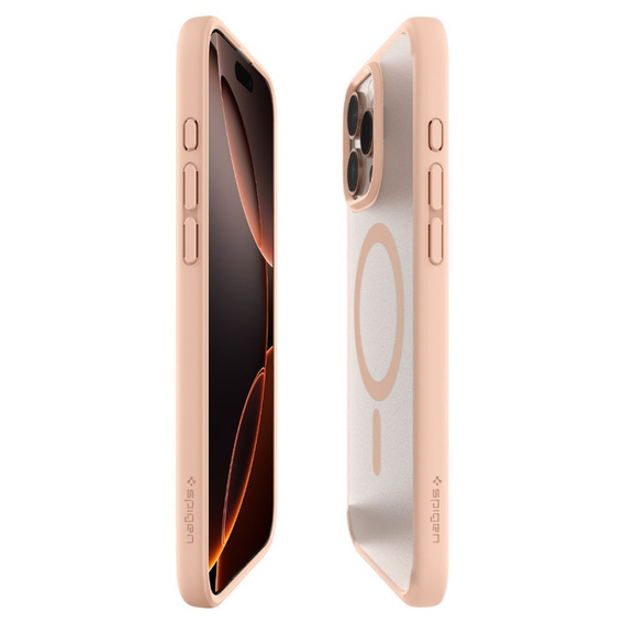 Etui z MagSafe Spigen Ultra Hybrid T Mag do iPhone 16 Pro Max – Frost Rose Titanium