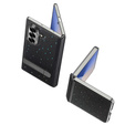 Etui Dux Ducis Stex Series do Samsung Galaxy Z Flip7 5G – czarne, skórzane