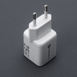 Forcell Mini Ładowarka GaN 25W USB-C + USB-A, kompaktowy adapter do szybkiego ładowania - biały