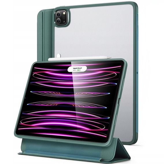 Etui do iPad Air 13" 2025/2024 (7/6 gen.) / Pro 13" 2024 (7 gen.) / Pro 12.9" 2022/2021/2020 (6/5/4 gen.), ESR Ascend, zielone