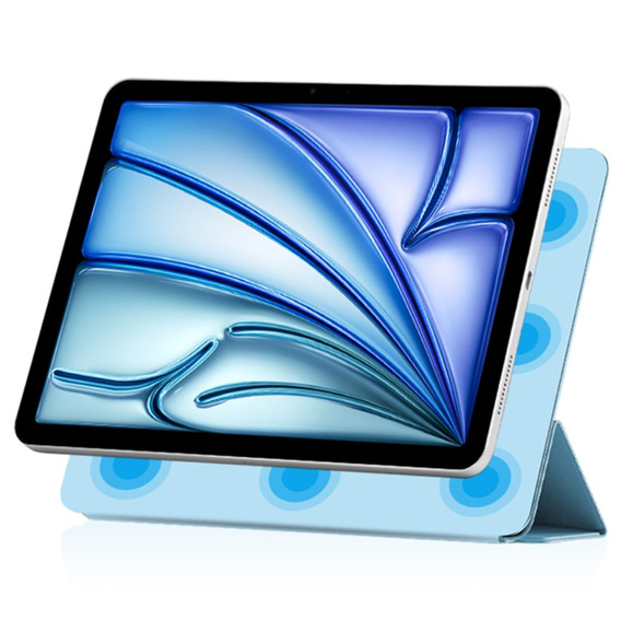 Etui do iPad Air 13" 2025/2024 (7/6 gen.), Magnetic smartcase, niebieskie