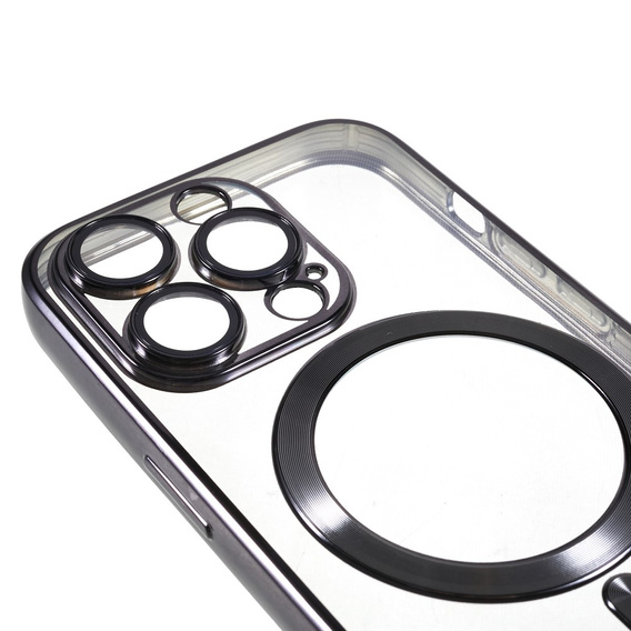 Zestaw Etui do iPhone 14 Pro, MagSafe Hybrid, czarne + Szkło
