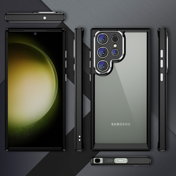 Etui do Samsung Galaxy S23 Ultra, ERBORD Impact Guard, czarne