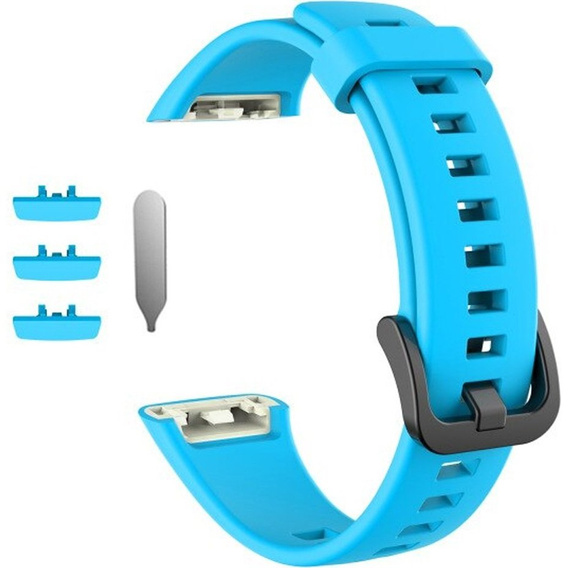 Pasek Silikonowy do Huawei Band 6 / Honor Band 6, Blue