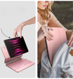 Etui z klawiaturą Dracool do iPad Air 11" 2024 (6 gen.) / Air 10.9" 2022/2020 (5/4 gen.) / Pro 11" 2022/2021/2020/2018 (4/3/2/1 gen.), różowe