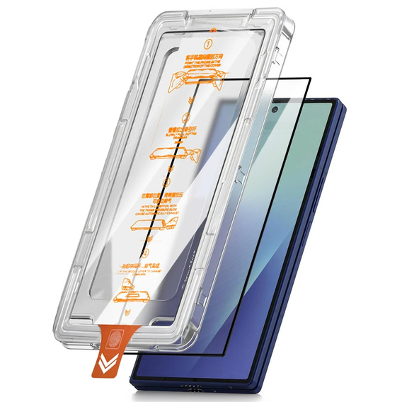 Szkło Hartowane do Samsung Galaxy Z Fold7 5G, z ramką do montażu, szybka na zewnętrzny ekran