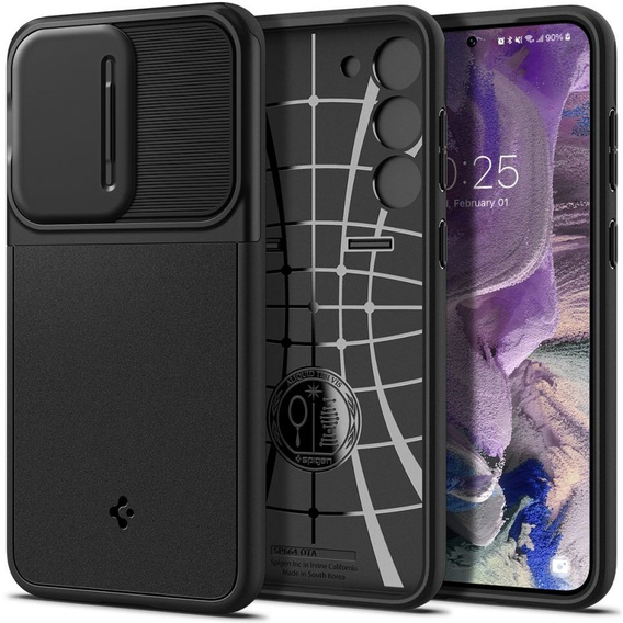 Etui Spigen do Samsung Galaxy S23, Optik Armor, Czarne