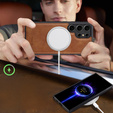 Etui do Samsung Galaxy S25 Ultra, LC.IMEEKE, kompatybilne z MagSafe – brązowe