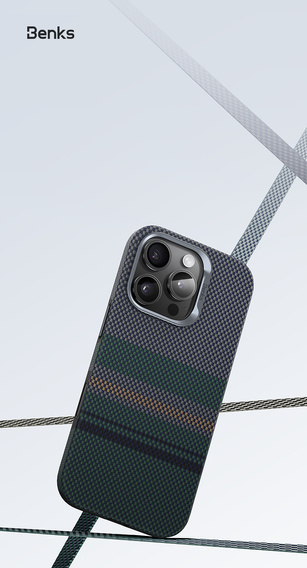 Etui ochronne Magnetic Armor Pro Aurora Kevlar 600D do iPhone 16 Pro