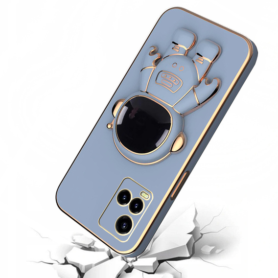 Etui do Vivo Y33s, Astronaut, niebieskie