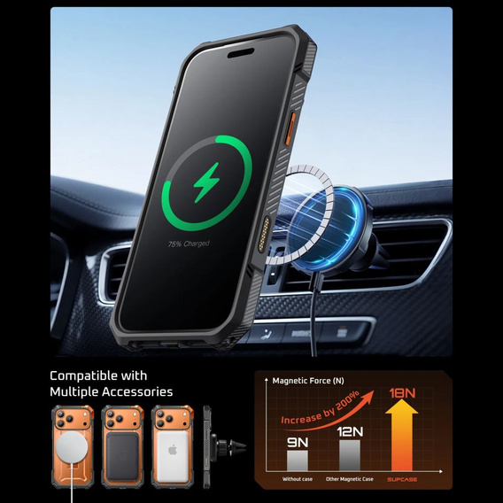 Etui Supcase UB Grip Mag MagSafe do iPhone 17 Pro Max