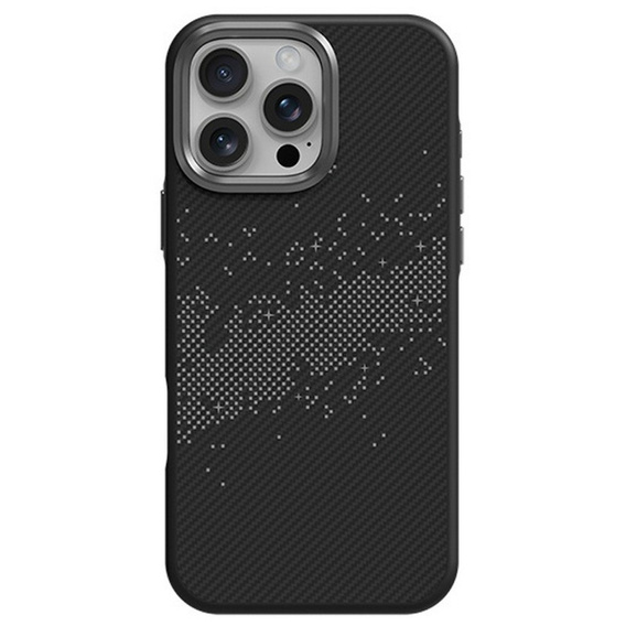 Etui do iPhone 15 Pro, Milky Way, szare