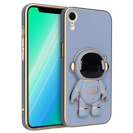 Etui do iPhone XR, Astronaut, niebieskie