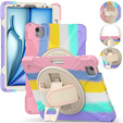 Etui do iPad Air 11" 2025/2024 (7/6 gen.), Pancerne obrotowe 360, Wielokolorowe