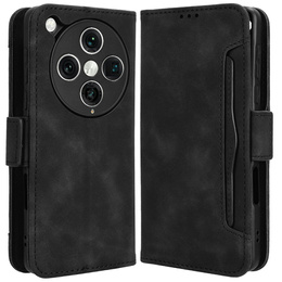 Etui z klapką do Oppo Find X8 Pro, Card Slot, czarne