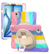 Etui do iPad Air 11" 2025/2024 (7/6 gen.), Pancerne obrotowe 360, Wielokolorowe