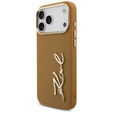 Etui Karl Lagerfeld Karl Script Logo – z metalowymi przyciskami do iPhone 17 Pro Max