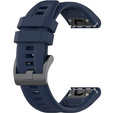 Pasek Silikonowy QuickFit 20mm do Garmin Fenix 5S/6S/7S/8 43mm, Granatowy