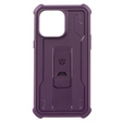 Etui pancerne do iPhone 14 Pro Max, Dexnor Full Body, fioletowe