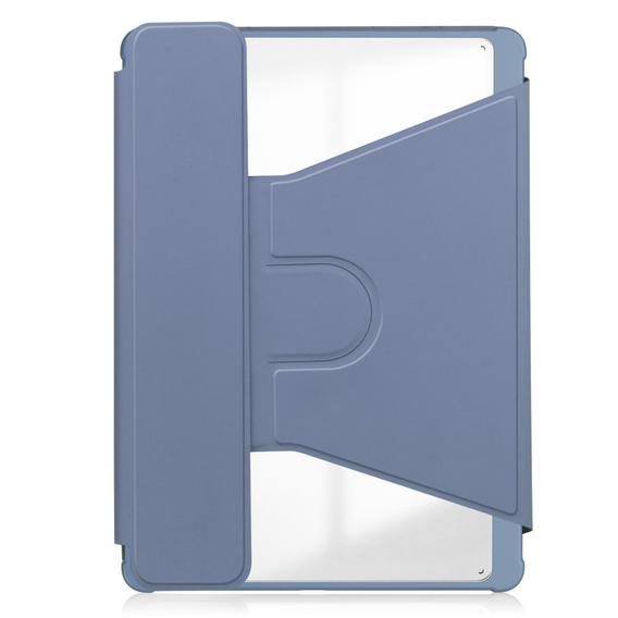 Etui z klawiaturą do Samsung Galaxy Tab S9, Rotary 360° Leather, fioletowe