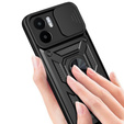 Etui pancerne do Xiaomi Redmi A1 4G / A2 4G, CamShield Slide, czarne