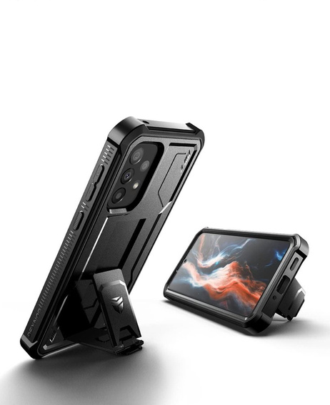 Etui pancerne do Samsung Galaxy A33 5G, Dexnor Full Body, czarne