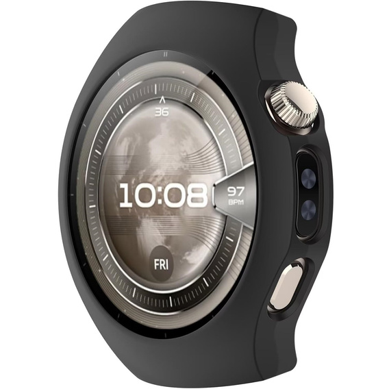 Etui ochronne do Huawei Watch 5 42mm – cienka obudowa z trwałego tworzywa - czarna