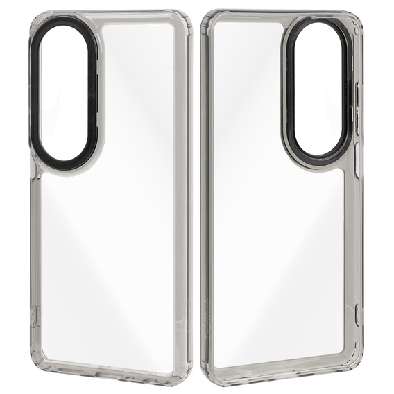 Etui do Oppo A60, Fusion Hybrid, przezroczyste / czarne