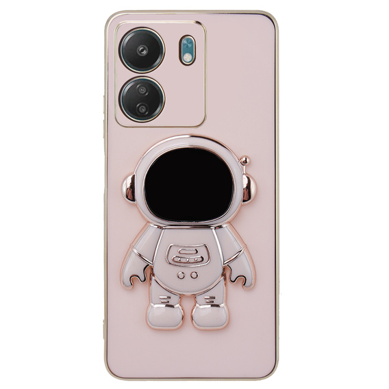 Etui do Xiaomi Redmi 13C / Poco C65, Astronaut, różowe