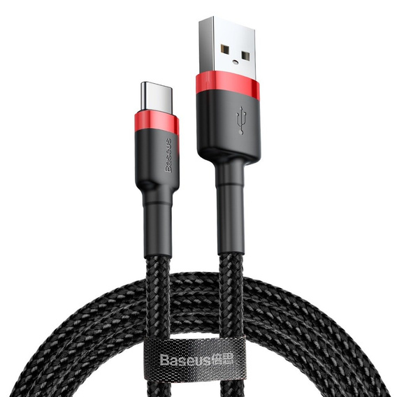 Baseus Cafule 1 m – wytrzymały kabel USB-A do USB-C 3A