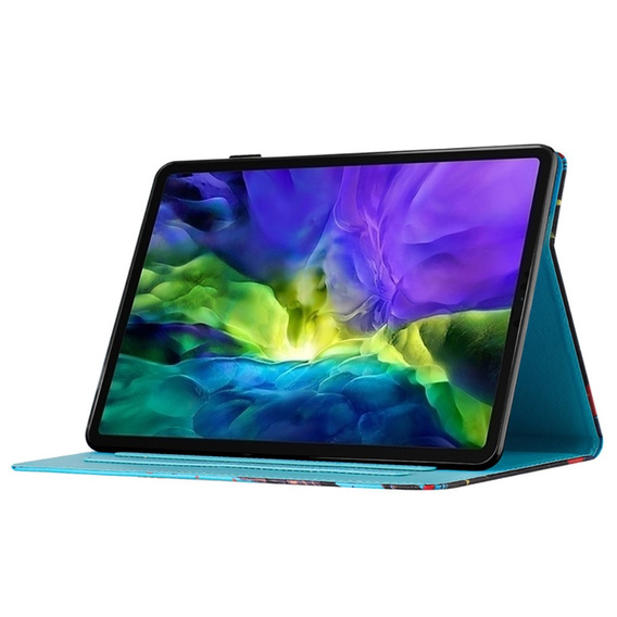 Etui do iPad 11" 2025 A16 (11 gen.) / iPad 10.9" 2022 (10 gen.), z klapką, raccoon