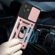 Etui pancerne do Samsung Galaxy A34 5G, CamShield Slide, różowe rose gold