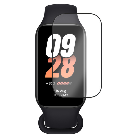 2x Szkło Hybrydowe ERBORD do Xiaomi Smart Mi Band 8 Active