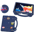 Etui do iPad 10.2" 2021/2020/2019 (9/8/7 gen.) / Air 10.5" 2019 (3 gen.) , Cute Patterns, z podstawką, Granatowe