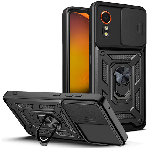 Etui pancerne do Samsung Galaxy Xcover 7, CamShield Slide, czarne