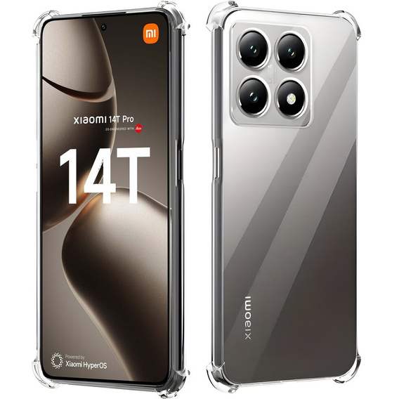 Etui do Xiaomi 14T Pro, Dropproof, przezroczyste