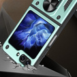 Etui pancerne do Samsung Galaxy Z Flip5 5G, Nox Case Ring, zielone