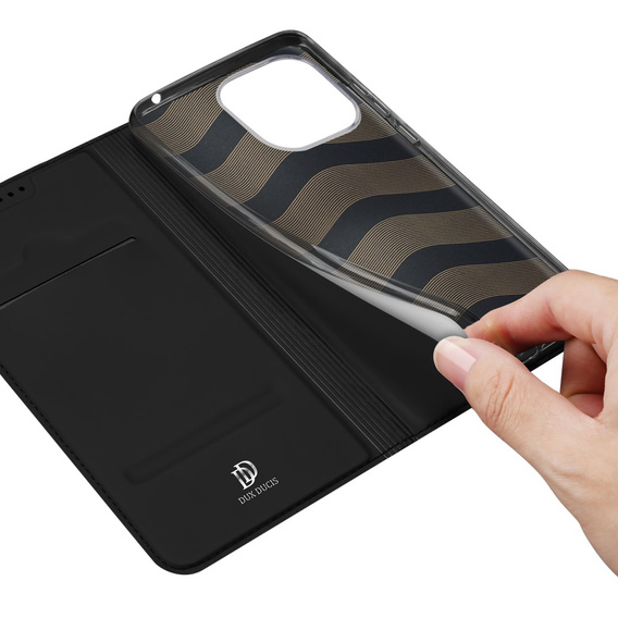 Etui Dux Ducis do Xiaomi Redmi 12C, Skinpro, czarne