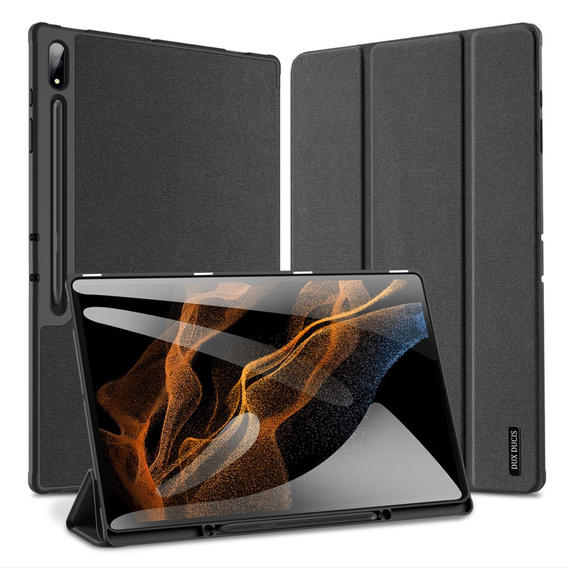 Etui do Samsung Galaxy Tab S9 Ultra 14.6", Dux Ducis Domo, czarne