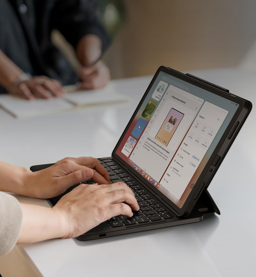 Etui magnetyczne Dexnor z klawiaturą i touchpadem do Samsung Galaxy Tab A9+