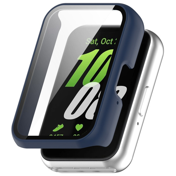 2w1 Etui + Szkło Hartowane do Samsung Galaxy Fit 3, Niebieskie