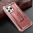 Etui pancerne do iPhone 13 Pro Max, Dexnor Full Body, różowe